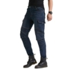 Men's Motorcycle Riding Pants Denim Jeans Protect Pads Equipment with Knee and Hip Armor Pads VES6 (Black, XL=34) - Image 3