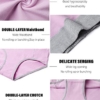 POKARLA Women's High Waisted Cotton Underwear Soft Breathable Panties Stretch Briefs Regular & Plus Size 5-Pack - Image 5
