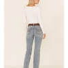 Shyanne Women's Shaping Darts Bootcut Riding Jeans Light Blue 34W x 36L - Image 3