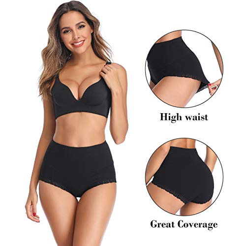 Buy SHAPERX Womens Underwear Cotton High Waisted All Day Comfort